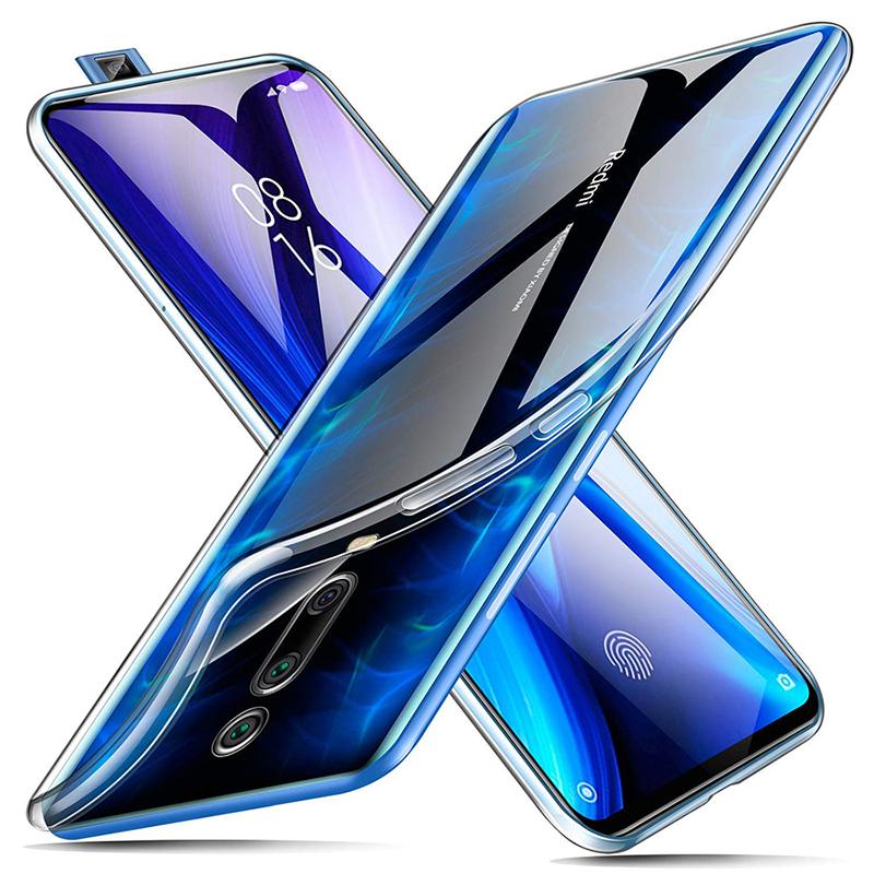

Ultra Thin Mobile Phone Cases for Xiaomi Mi 9T / 9T Pro Back Cover Case 360 Camera Protective Mi9TPro 9TPro Silicone TPU Coque, Clear