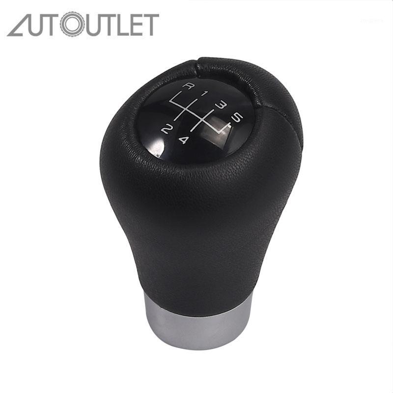 

AUTOUTLET new for Gear knob short Shift for Genuine leather Knauf 5 speed shifter 1 Series 3 Series 5 6 x11