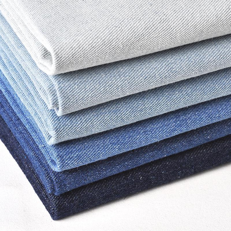 

50*151cm Washed Denim Fabrics Pure Cotton Fabric For Trousers T-Shirt Apron Summer Dress Clothing Material For Baby Girls1