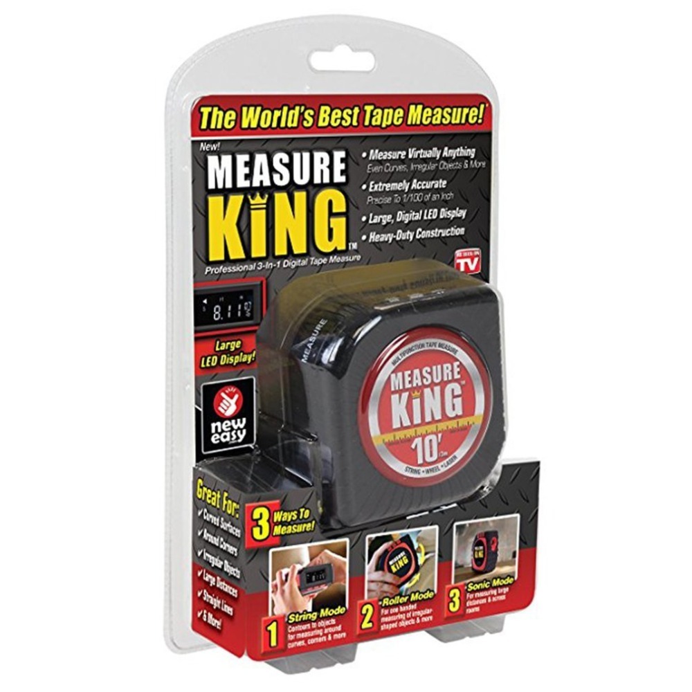 

Measuring Tape Black 3 in 1 Measure Tape King Roll Cord Laser Mode Drop Shipping Wholesale T200602