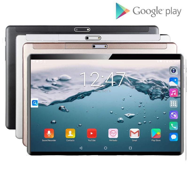 

New Tablet Pc 10.1 inch Android 9.0 Tablets Octa Core Google Play 3g 4g LTE Phone Call GPS WiFi Bluetooth Tempered Glass 10 inch1, Black