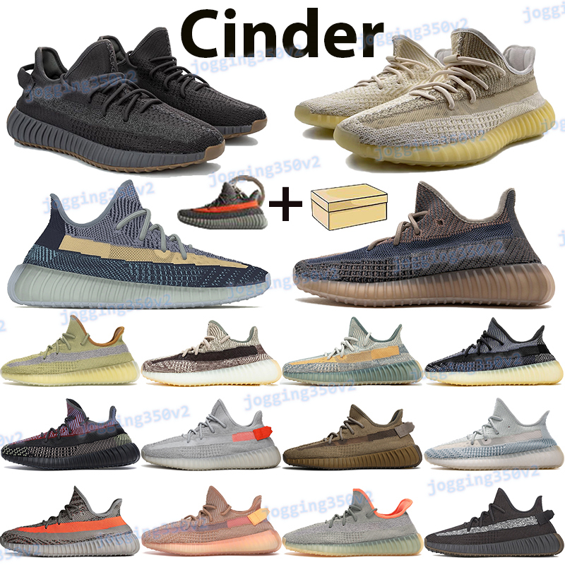 

Ash blue stone pearl reflective men running shoes zyon earth cinder fade carbon black white red yecheil beluga women trainers sneakers box, Double box