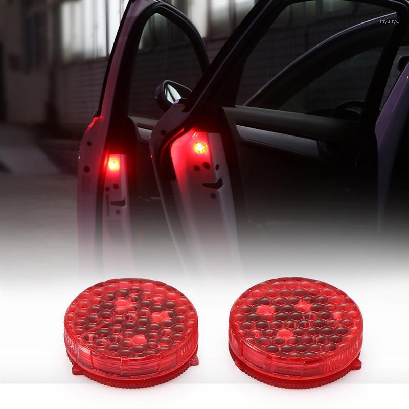 

Onever 2Pcs Car LED Light Car Door Anti Collision Magnetic Flashing Strobe Lights Signal Lamps Cars Bulbs Rearing Warning Light1, As pic