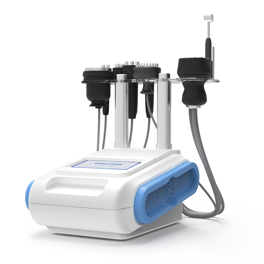 Mychway 9 in 1 Cavitation Ultrasonic 40K Radio Frequency Vacuum RF 3MHZ Slimming Machine Spa Use High Quality