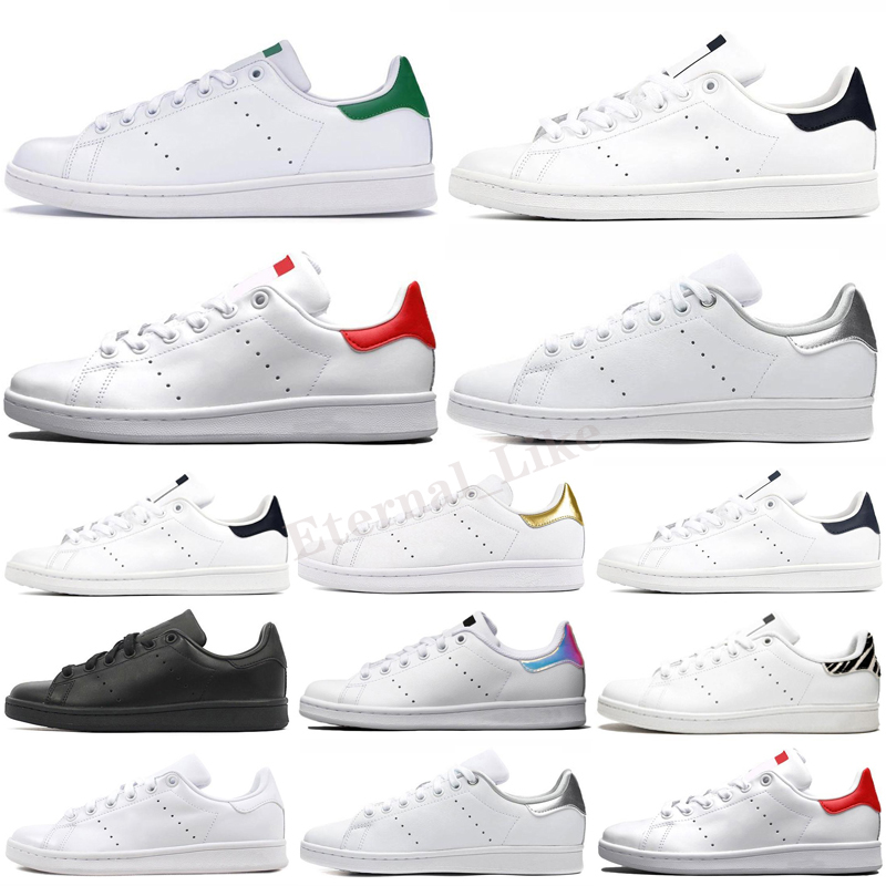 

Original Superstar Smith hommes femmes chaussures de sport vert noir blanc bleu rouge rose argent mens stan chaussures de chaussures en cuir