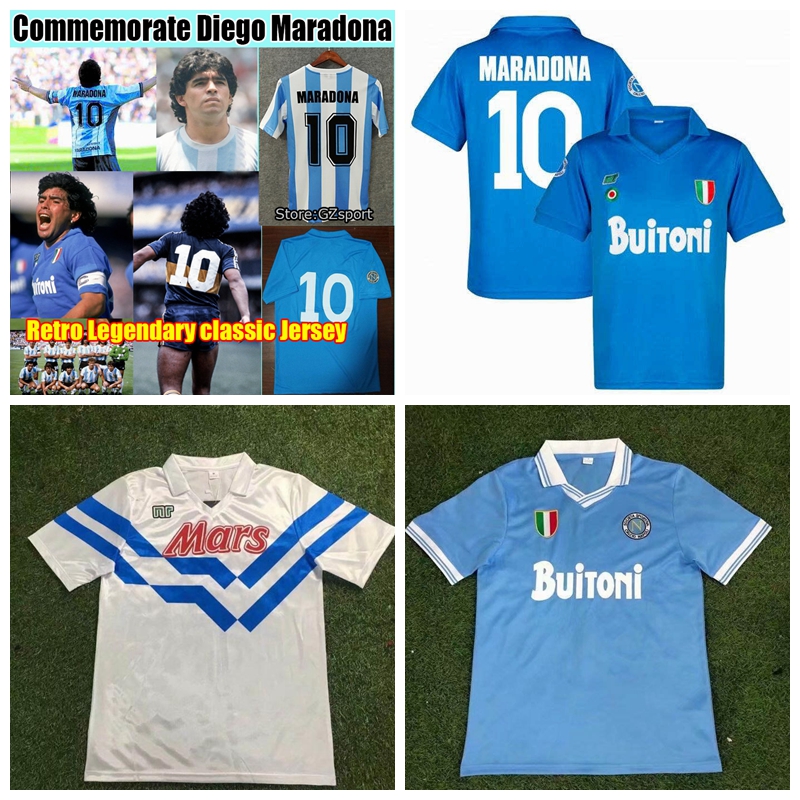 

Mens 99 Boca 86 Argentina 88 Napoli Commemorate Maradona Retro Napoli Napoles Boca juniors Maradona Soccer Jersey 1978 1981 1986 1987 Vintag, Black;yellow