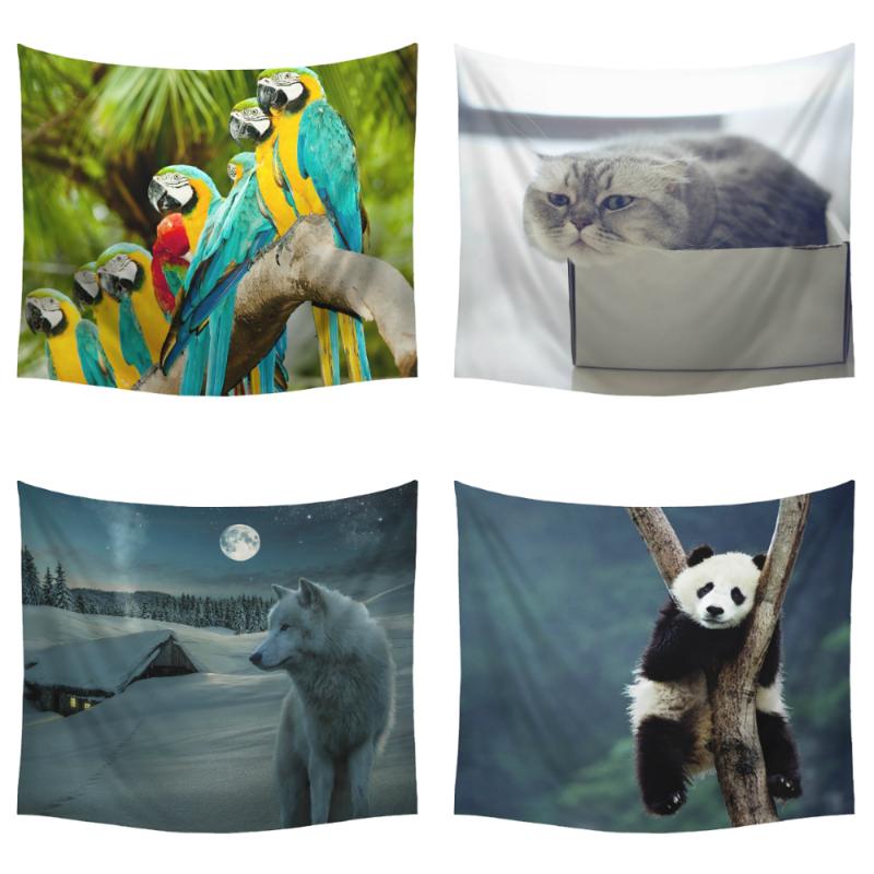 

Animal Cat Series Print Tapestry Art Wall Hanging Blanket Beach Towel Yoga Mat Rug Home Bedroom Decor