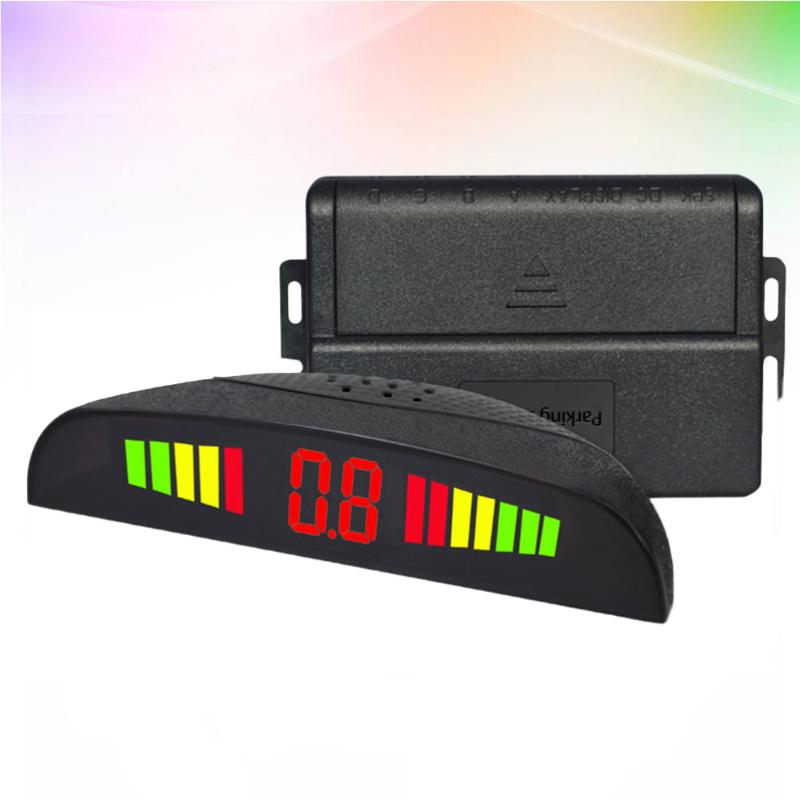 

1 Set of With 4 Sensors Car Auto LED Parking Sensor From Backup Car Monitor Detector Parktronic Reverse for