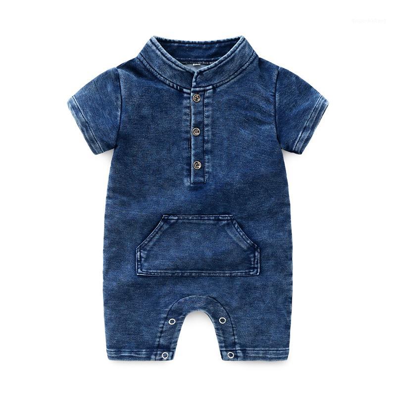 

Denim Rompers For Newborn Baby Clothes Cotton 0-24 Months Children Summer Soft Infant Clothing Toddler Baby Boy Girl Jumpsuits1, Black