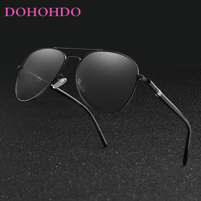 

DOHOHDO Oval Sunglasses Polarized Photochromic Men Pilot Chameleon Driving Glasses Women Eyeglasses Eyewear Gafas De Sol Hombre
