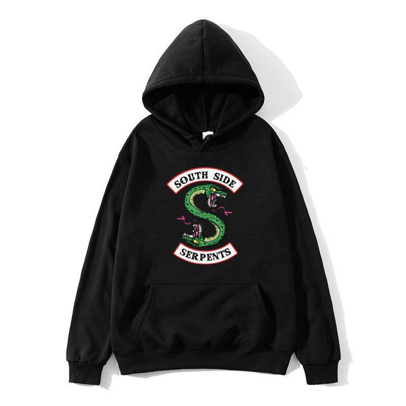 

2021 New Hoodie Men Women South Side Serpents Harajuku Riverdale Southside Boys Girls Oversize Sweatshirts Pullover Hoodies E8rp, Gray
