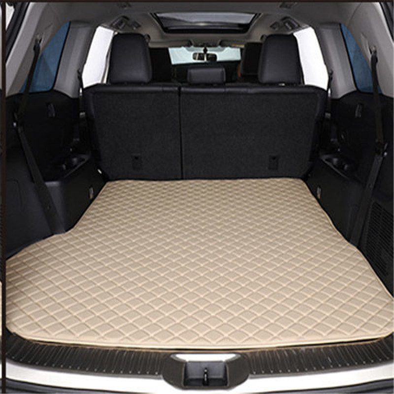 

Autocovers Custom Fit Car Floor Trunk Mat Specific Waterproof PU Leather ECO friendly Material For SUV Truck Full Set Car Mat With Logo 012