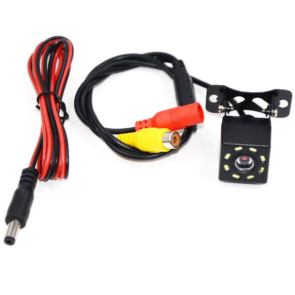 

New HD Night Vision Car Rear View Camera Rearview Reverse Parking Camera Waterproof CCD 8 LED Auto Backup Monitor Universal