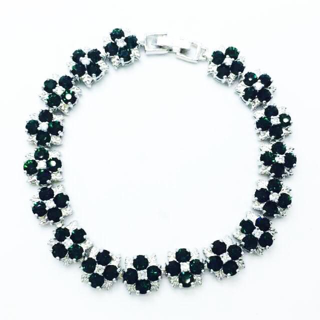 

Top sell silver plated Spice jewelry colorful color Bracelets & Bangle size 18cm