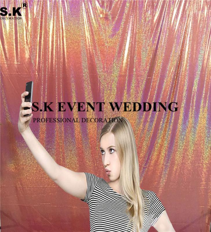 

5FT 6FT Laser Silver Holographic Fabric Sequin Backdrop Glitter Curtain Photography Booth Photo Background Props Backdrop Makeup1