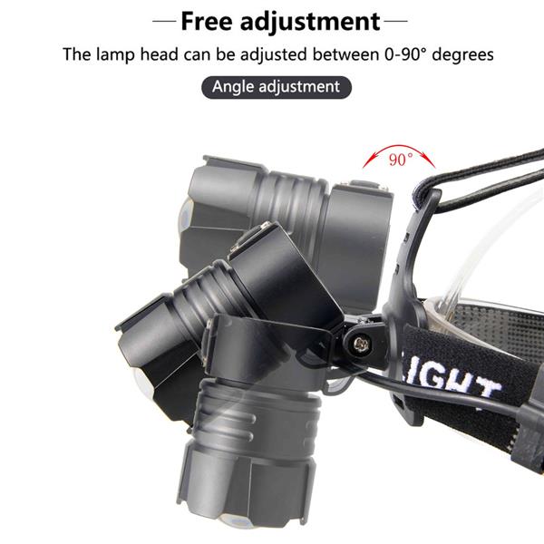 

medium light burst micro usb multi-function t130 strong headlamp led white light 7x7mm high power 5v 30w lamp head