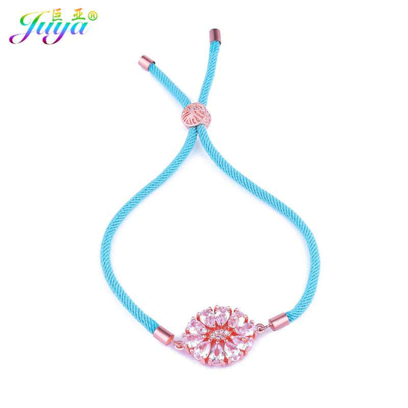 

Cubic Zirconia Jewelry Bracelets Gold//Rose Gold Flower Charm Bracelets For Women Men Wedding Party Jewelry