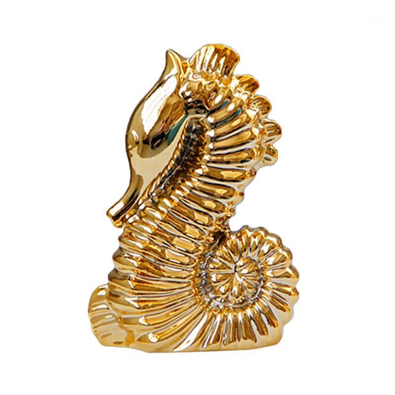 

Home Decor Sea Horse Sculpture Handmade Ceramic Art Collectible Paper Weight1
