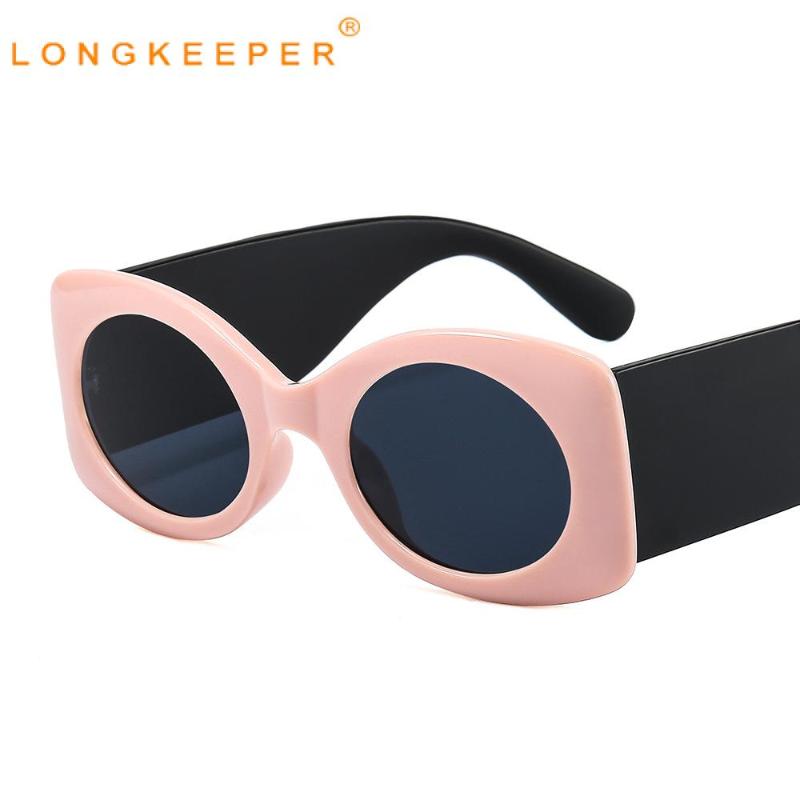 

2021 Fashion Square Sunglasses Women Vintage Brand Designer Colorful Oval Lens Eyewear Men Wide Legs Sun Glasses Shades UV400