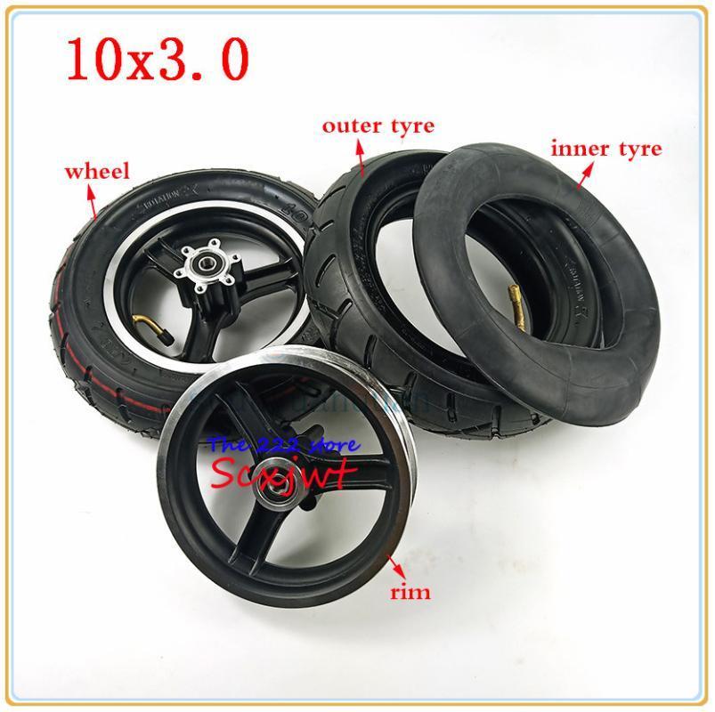

10x3.0 tire inner tube&alloy Disc brake rims for Electric Scooter Balancing Hoverboard 10*3.0 tyres 10 inch pneumatic wheels1
