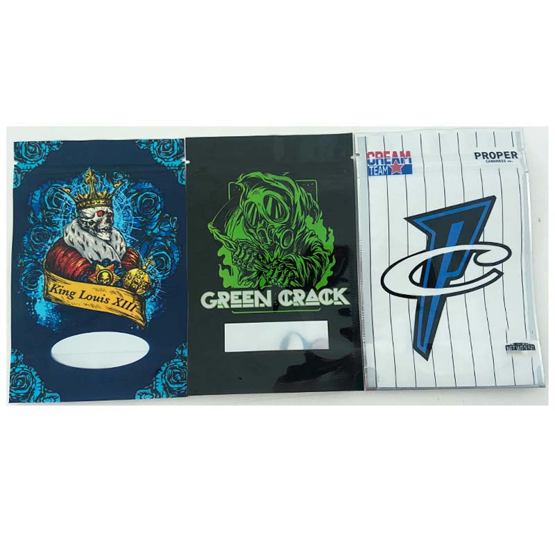 

New arrival regular strains THE ONE KING LOUIS XIII GREEN CRACK 420 packaging mylar bags exotic packaging custom mylar bags