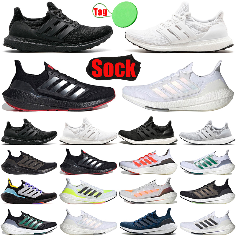 

With Sock Tag 2021 ultraboost ultra boost 21 4.0 running shoes men women triple black white ultraboosts mens trainers sports sneakers runners hotsale, #29 show your striples