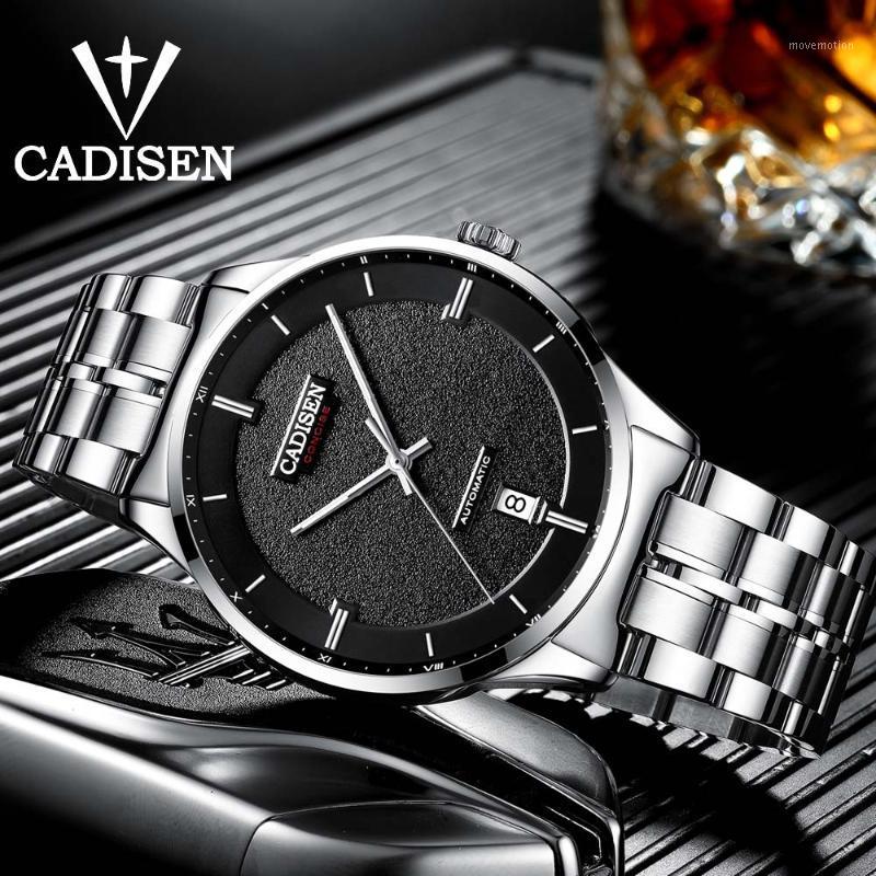 

CADISEN Japan Miyota Automatic Watch Men Business Mechanical Wrist watches Sapphire Crystal Stainless Steel 5ATM Waterproof Date1, C8156 - 2