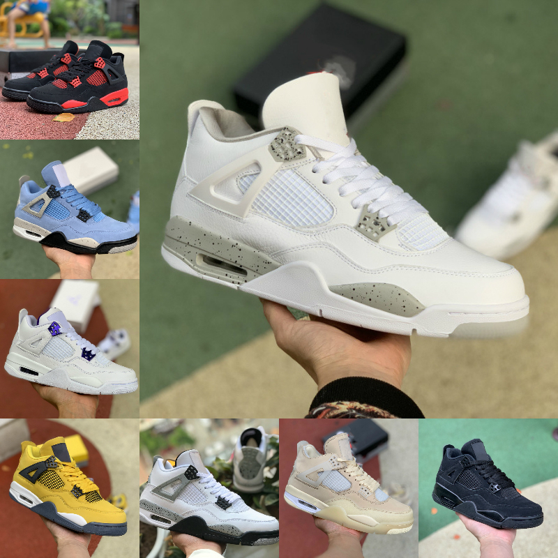 

Zen Master 4 4s Trainer Basketball Shoes Jumpman University Blue Mens Military Black Cement Cat Cream Sail White Oreo Bred Infrared Designer Shimmer Sports Sneakers, Please contact us