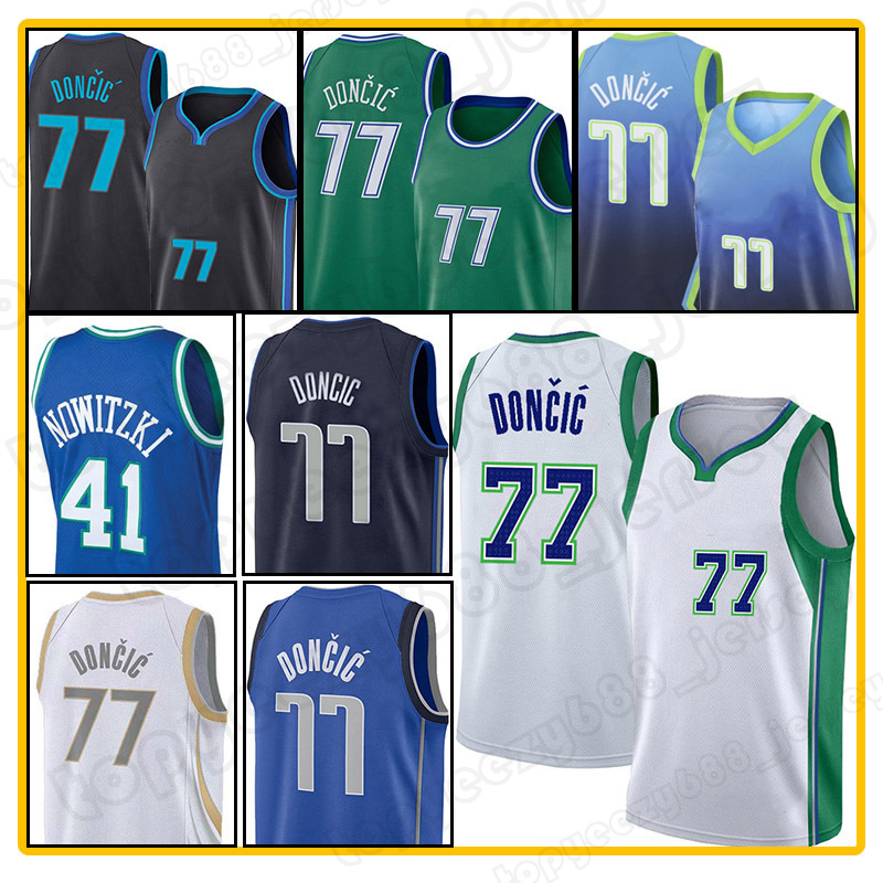 

77 Doncic Men Basketball Luka Jersey Dirk 41 Nowitzki Devin 1 Booker Deandre 22 Ayton Chris 3 Paul Jerseys 75th Anniversary, Men jersey