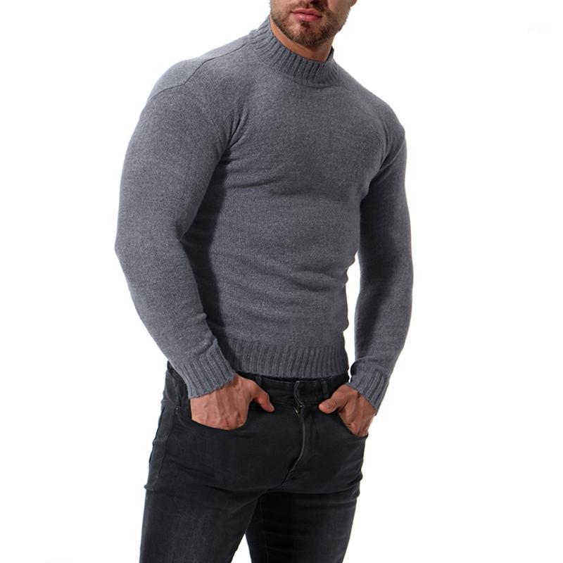 

Men's Sweaters Winter Thicken Warm Sweater Men Stand Collar Brand Mens Slim Fit Pullover Knitwear Male Jumper Clothing D301, Black