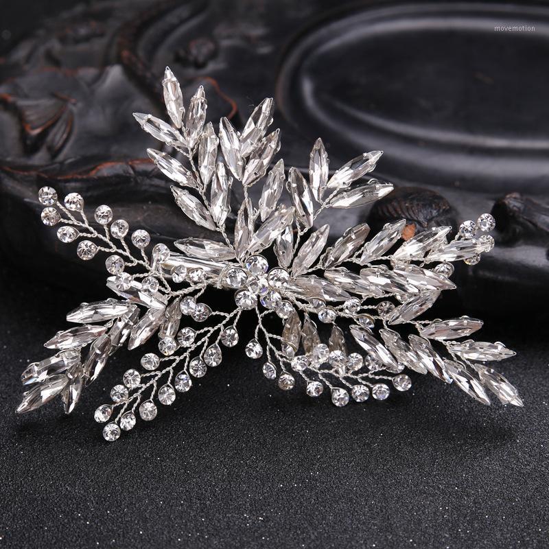 

1/5/10PCS Copper Wire Rhinestones Flower Leaf Wedding Hair Clip Barrettes Bridal Headpiece Hair Accessories Luxury Party Good1