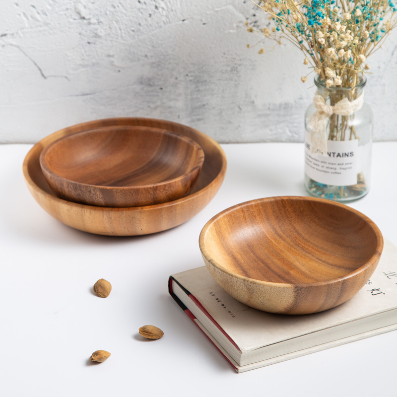 

2021 New Home Wooden Bowls Storage Plates 2pub