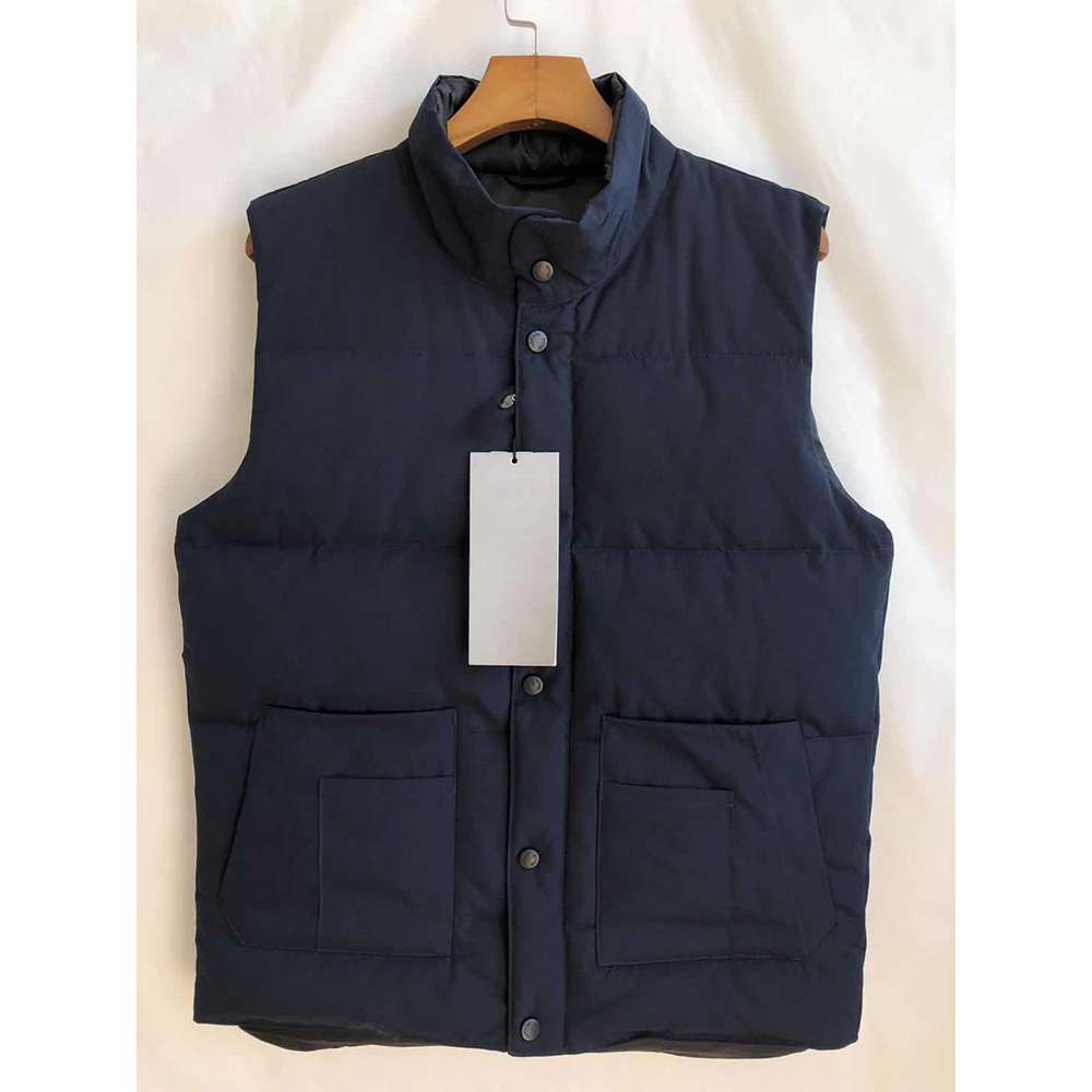 

2021 Brand New Mens freestyle real feather down Winter Fashion vest bodywarmer Advanced Windstopper Waterproof Fabric, Pink