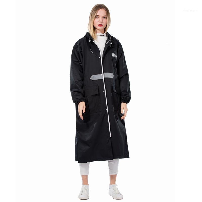 

2020 Hot selling multifunctional raincoat for adults fashional long sleeve women waterproof hooded raincoat lightweight 1261