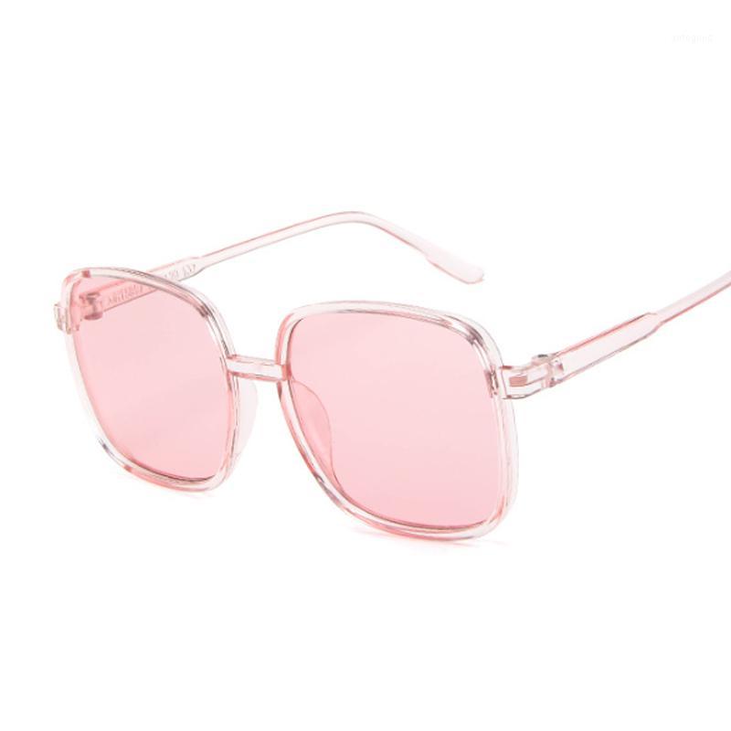 

Sunglasses Square Women Fashion Brand Designer Sun Glasses For Transparent Frame Color Mirror1