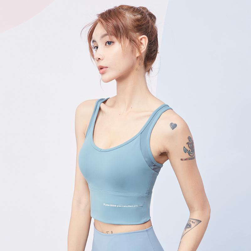

Willarde Women Padded Yoga Tank Tops Shockproof Sports Bra Running Training Vests Mesh Fitness Workout Underwear, Fbf20684