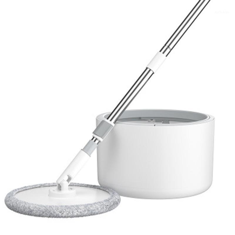 

Magic Microfiber Mop with Round Bucket Adjustable Handle Household Sweeper Tile Cleaner Carton Flow System 360 Cleaning Tools1