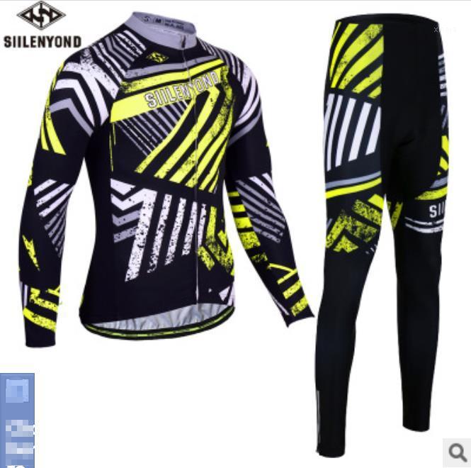 

SIILENYOND new cycling long suit men and women mountain road bike riding equipment factory direct sales1