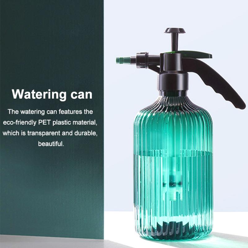 

Garden Tool Office Home Watering Pot Adjustable Nozzle Plant Flower Dispenser Portable Pneumatic Typed Indoor Hand Pressing, Green