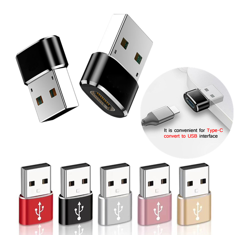 

USB To Type C Adapter Male Converter Female OTG TypeC cable usbc Data Charger