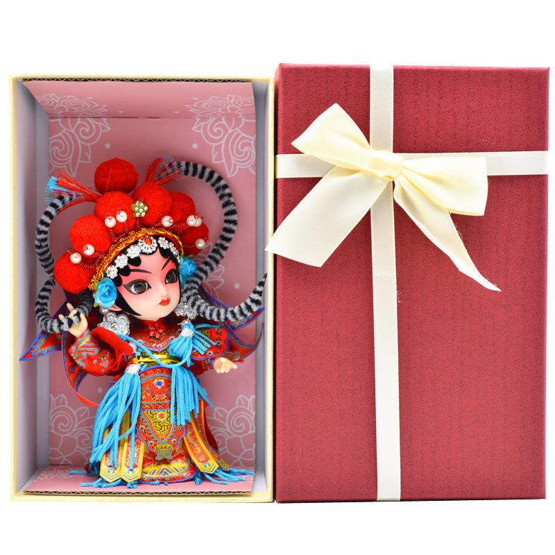 

Silk doll Peking Opera doll with Chinese characteristics folk arts and crafts were presented as exquisite gifts home decoration