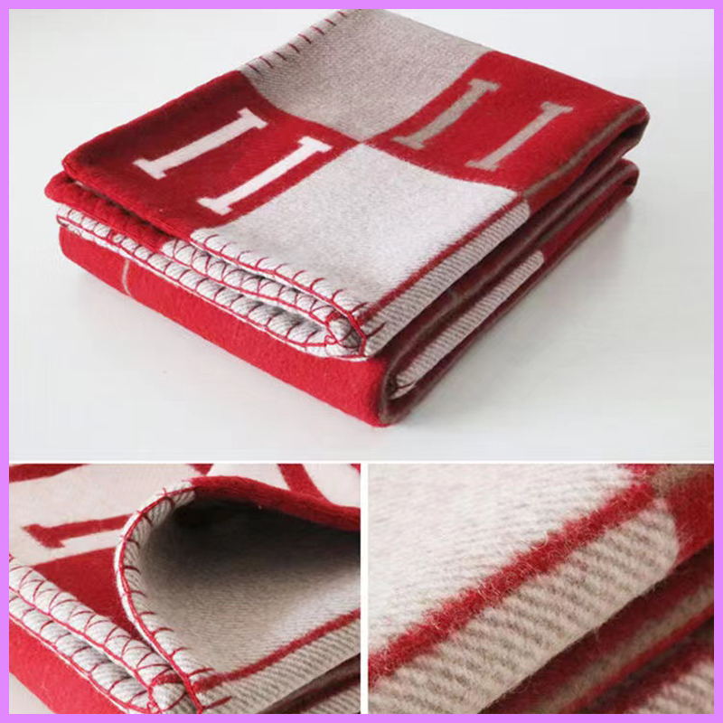 

Luxury Designer Blanket Living Room Drape Sofa Summer Quilt Cashmere Blankets Letters Casual  Office Home Furnishing NICE D222234F