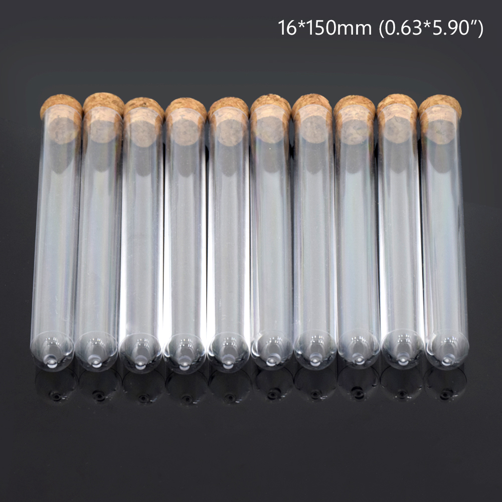 Download 2021 Test Tube Coffee Powder Storage Bottle Transparent PS Hard Plastic With Cork Stoppers For ...
