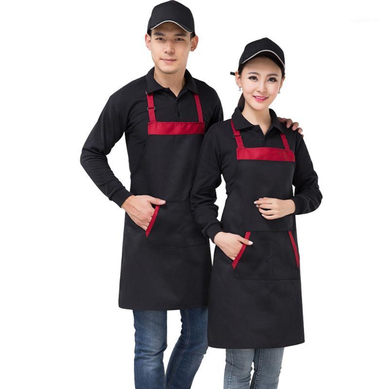 

Aprons Butcher Apron With Pockets Cotton Adjustable Neck Strap Serving Adult Kids Cooking Baking Crafting Gardening Hanging Apron1