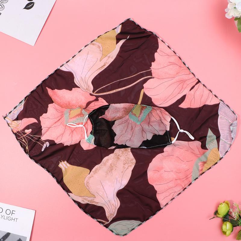 

1pc Dustproof Multifunctional Neckerchief Face Cover Scarf Neck Gaiter for Sun Protection, Black