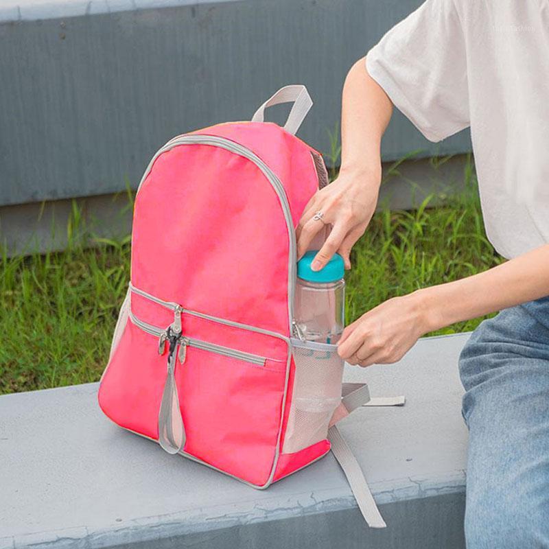 

Liftable Folding Backpack Waterproof Backpack Portable Travel Shoulder Bag Clothing Cosmetics Storage Bag1