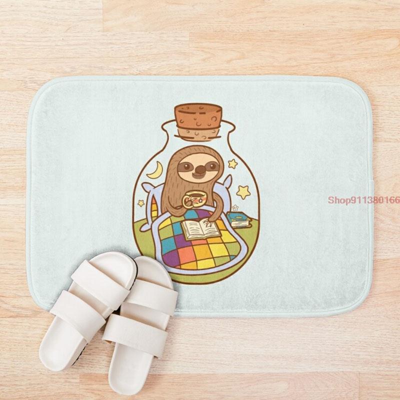 

Mat Sloth in a Bottle Rug Doormat Floor Mat Carpet Home Carpet Hotel Living Room Floor Mats Anti Slip