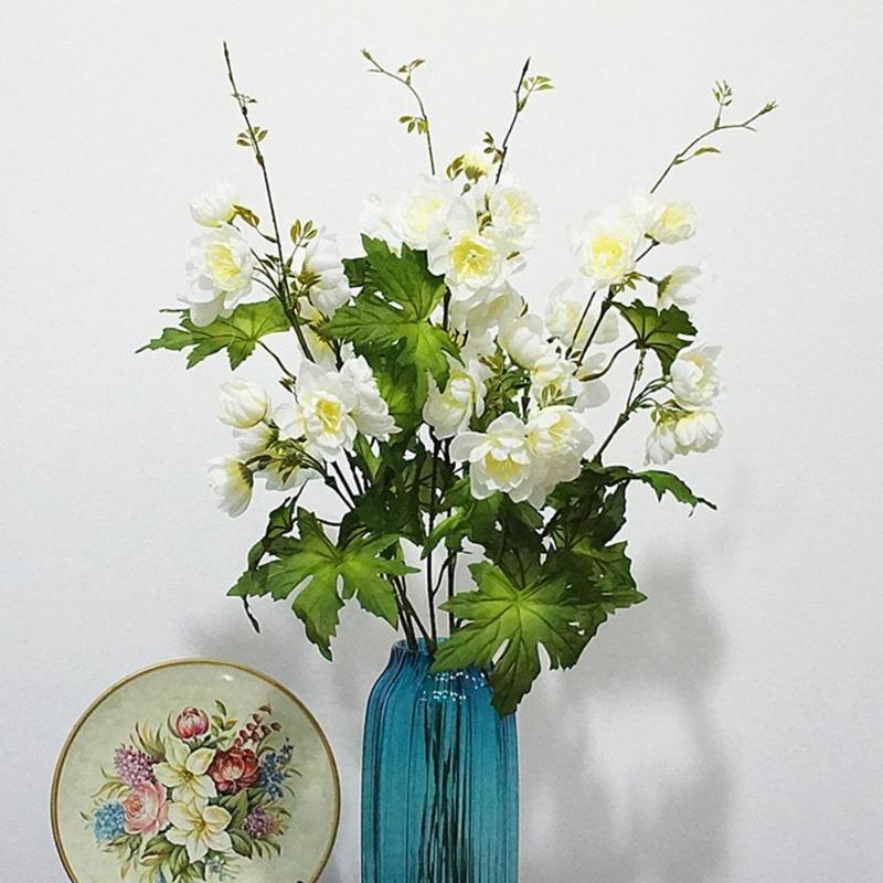 

1Pc Artificial Flower Lifelike Fake Plant DIY Party Wedding Furniture Decoration Stages Parks Offices Stores Decoration1, Pink