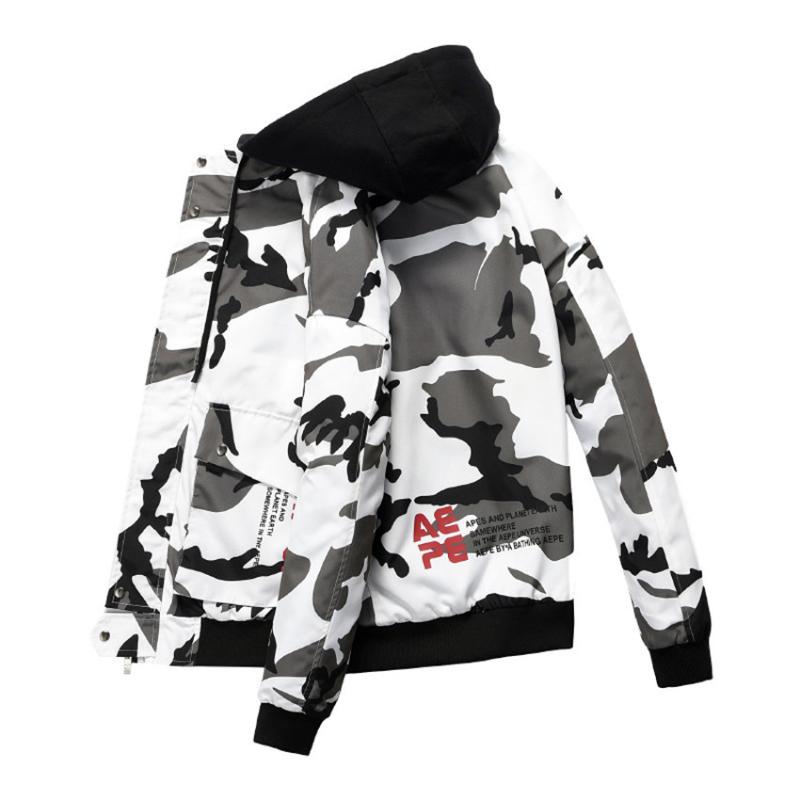 Men's Jackets Autumn Winter Fashion Men Male Streetwear Bomber Jacket Mens Camouflage Hip Hop Handsome Outwear Coats