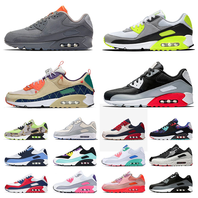 

Hot Sale 90s Mens Womens Running Shoes EUR 36-46 Triple Black White Moss Green South Beach Trainers Sports Sneakers Size 12, B37 36-45 grape